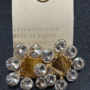 Anthropologie Baubles Bijoux crystal cluster earring NWT